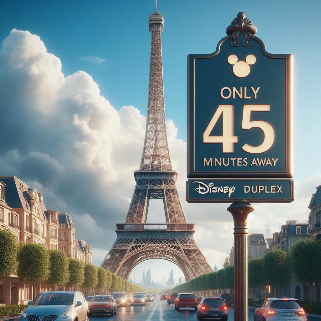 Duplex Disney Coupvray Zewnętrze zdjęcie